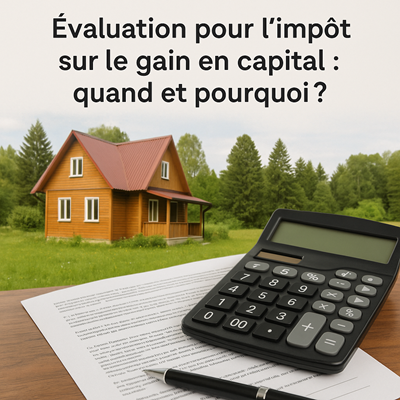 Évaluation gain en capital